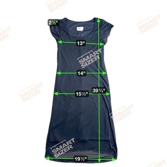 AGB Vintage Black Beaded Cocktail Dress Size 6 Made In USA Sheer Overlay Wedding - Picture 2 of 8